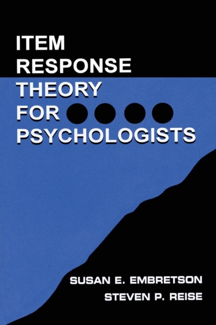 Item Response Theory for Psychologists, Paperback / softback Book