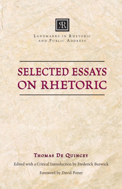 Selected Essays on Rhetoric, Paperback / softback Book