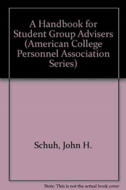 A Handbook for Student Group Advisers, Paperback / softback Book