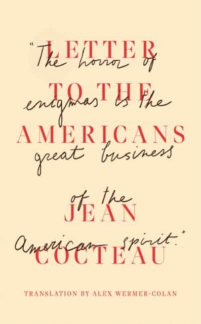 Letter to the Americans, Paperback / softback Book