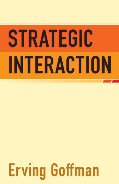 Strategic Interaction, Paperback / softback Book