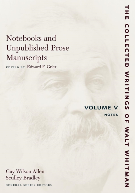 Notebooks and Unpublished Prose Manuscripts: Volume V : Notes, Paperback / softback Book