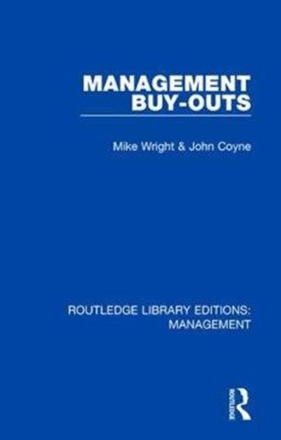 Management Buy-Outs, Hardback Book