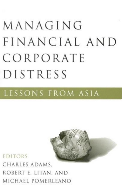 Managing Financial and Corporate Distress : Lessons from Asia, PDF eBook