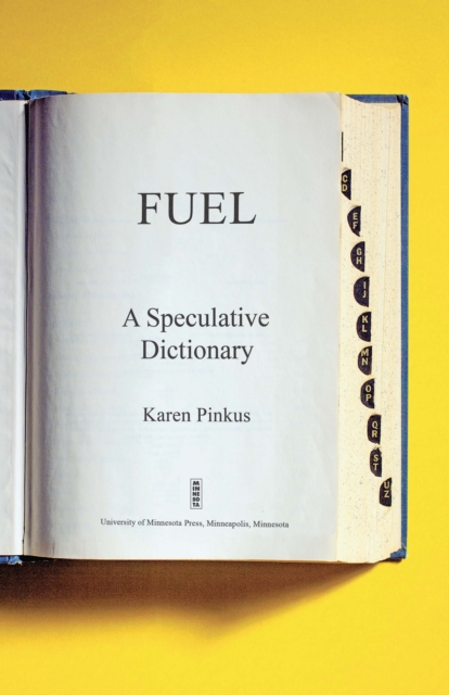 Fuel : A Speculative Dictionary, Paperback / softback Book