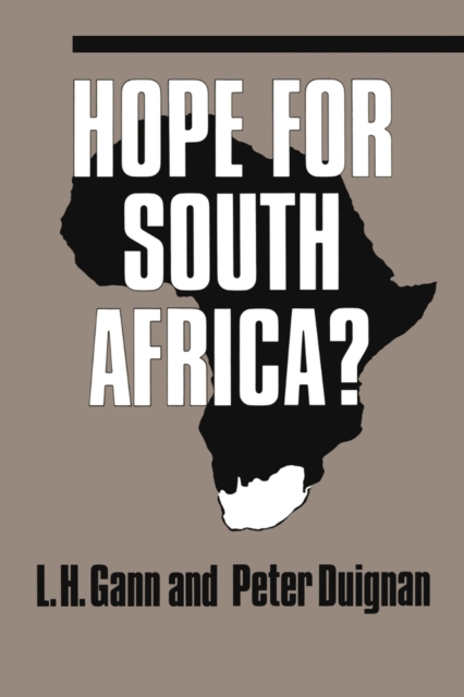 Hope for South Africa?, Paperback / softback Book