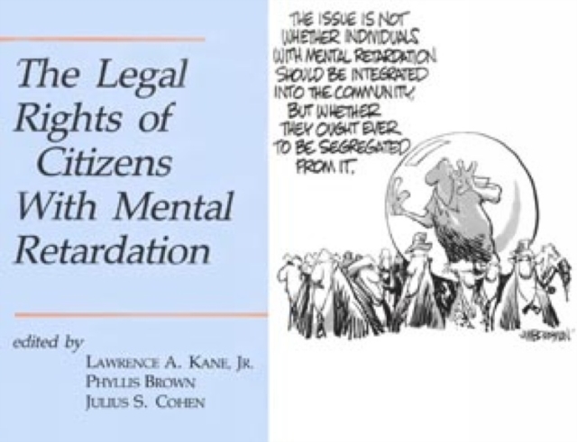 The Legal Rights of Citizens with Mental Retardation, Hardback Book