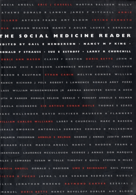 The Social Medicine Reader, Paperback / softback Book