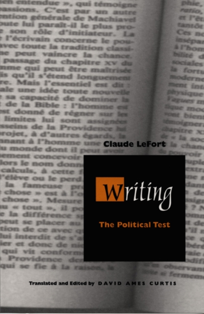 Writing : The Political Test, Hardback Book