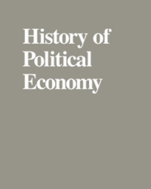 The Role of Government in the History of Economic Thought : 2005 Supplement, Hardback Book
