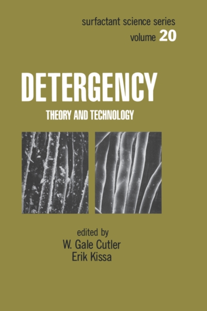 Detergency : Theory and Technology, Hardback Book