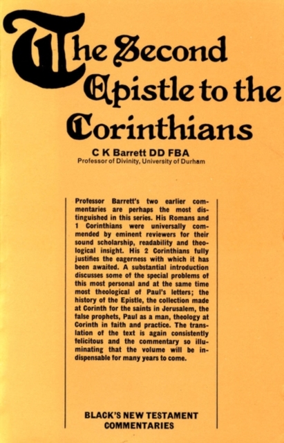Second Epistle to the Corinthians, PDF eBook