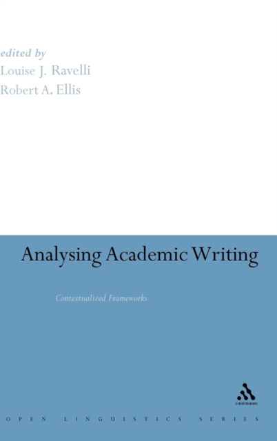 Analysing Academic Writing, Hardback Book