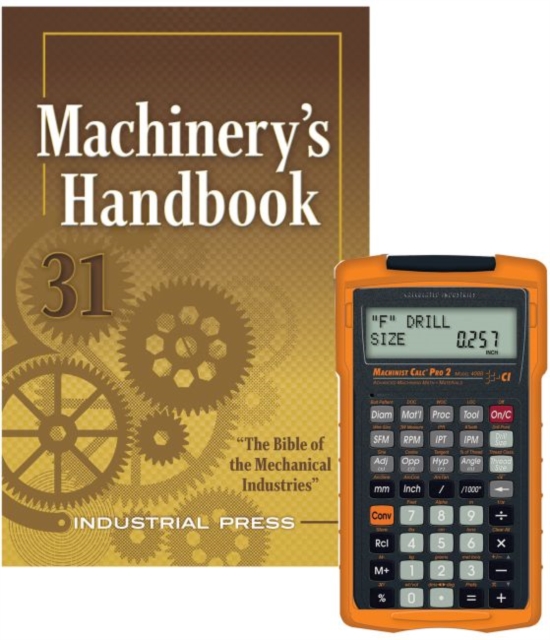 Machinery’s Handbook and Calc Pro 2 Bundle (Toolbox edition), Hardback Book
