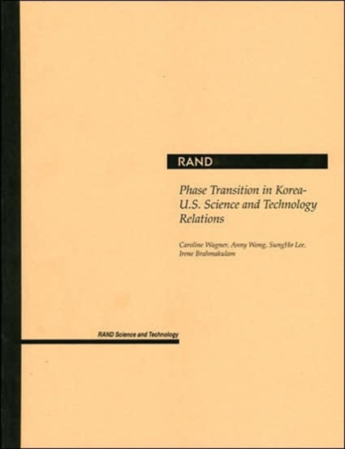Phase Transition in Korea-U.S. Science and Technology Relations, Paperback / softback Book