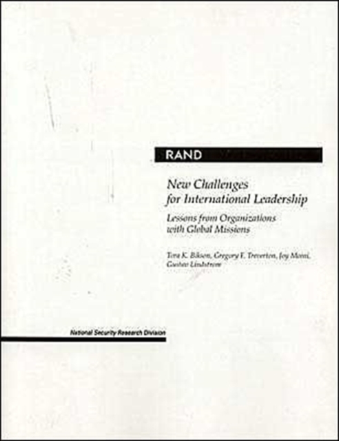 New Challenges for International Leadership : Lessons from Organizations with Global Missions, Paperback / softback Book