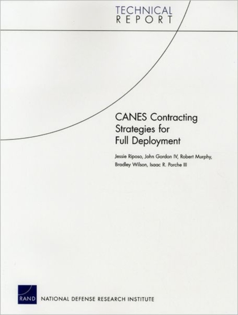 Canes Contracting Strategies for Full Deployment, Paperback / softback Book