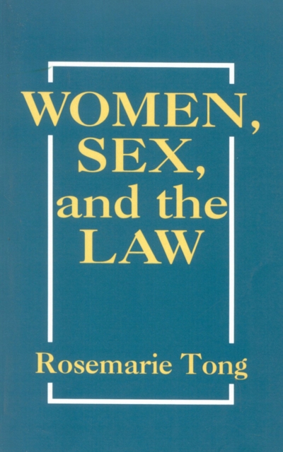Women, Sex, and the Law, Paperback / softback Book