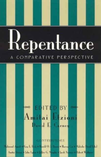 Repentance : A Comparative Perspective, Paperback / softback Book