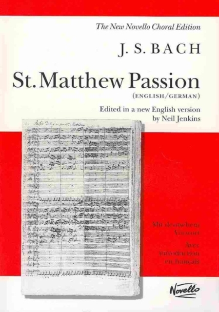 St. Matthew Passion, Sheet music Book