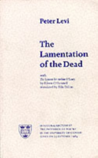 The Lamentation of the Dead, Paperback / softback Book