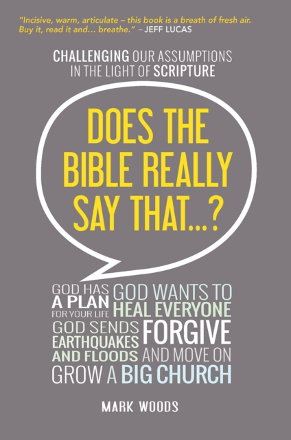 Does the Bible Really Say That? : Challenging our assumptions in the light of Scripture, EPUB eBook