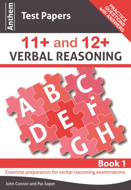 Anthem Test Papers 11+ and 12+ Verbal Reasoning Book 1, Paperback / softback Book