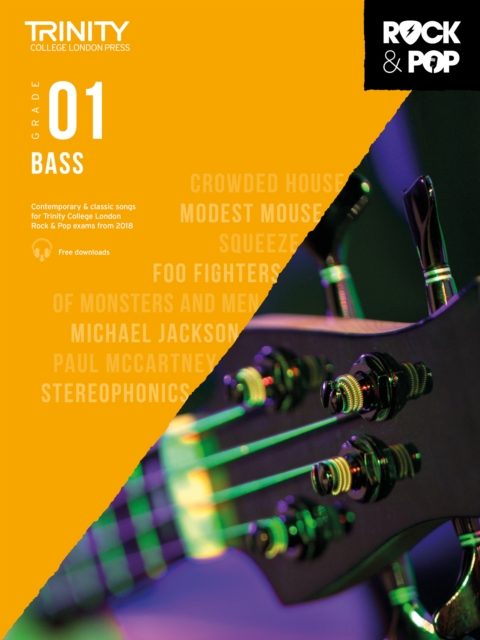 Trinity College London Rock & Pop 2018 Bass Grade 1, Sheet music Book