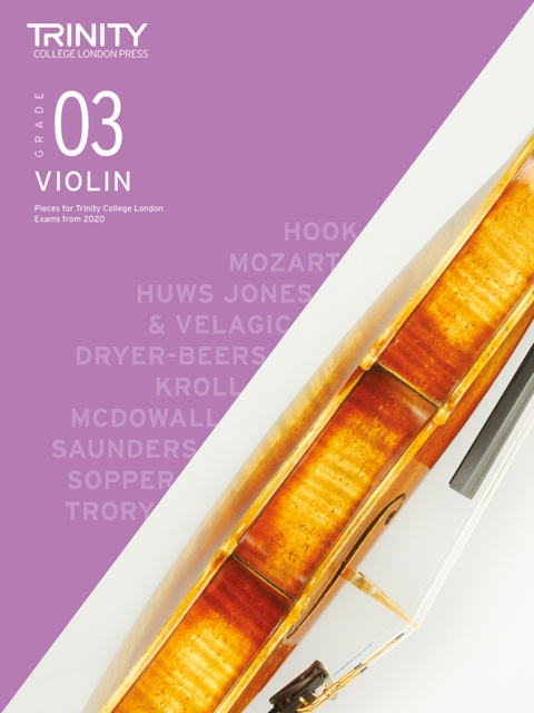 Trinity College London Violin Exam Pieces From 2020: Grade 3 CD, CD-Audio Book