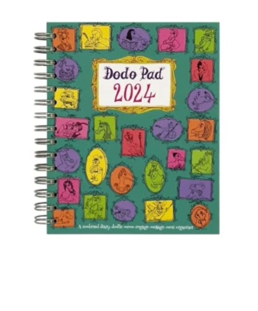 The Dodo Pad Mini / Pocket Diary 2024 - Week to View Calendar Year : A Portable Diary-Organiser-Planner Book with space for up to 5 people/appointments/activities. UK made, sustainable, plastic free, Diary Book