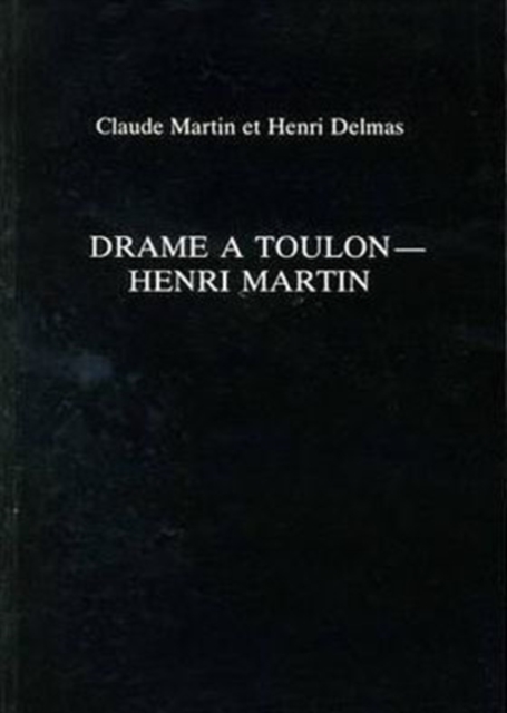 Drame A Toulon, Paperback / softback Book