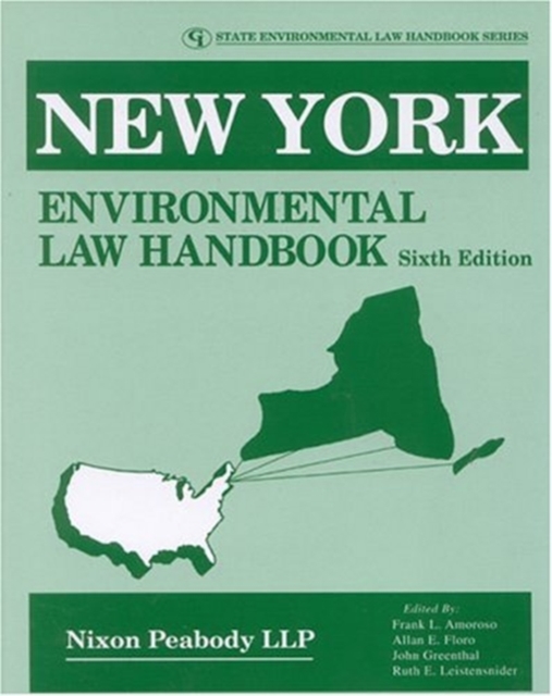 New York Environmental Law Handbook, Paperback / softback Book