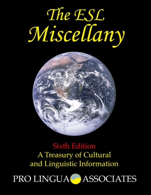 The ESL Miscellany : A Treasury of Cultural and Linguistic Information, Paperback / softback Book