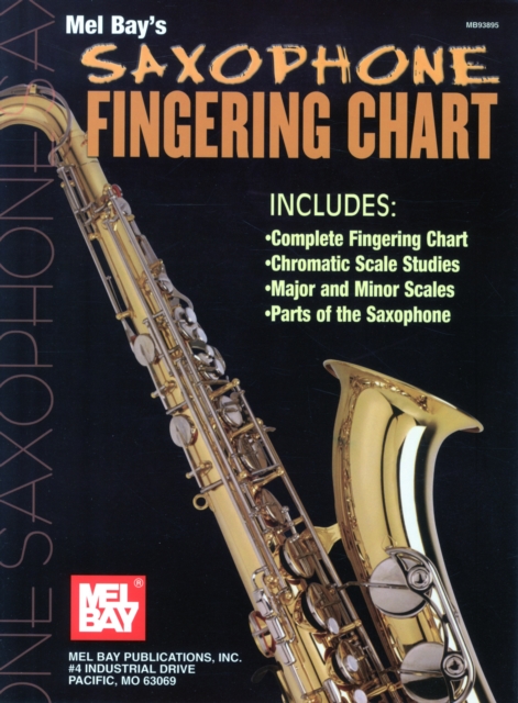 Saxophone Fingering Chart, Undefined Book