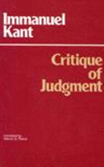Critique of Judgment, Hardback Book