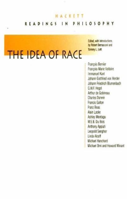 The Idea of Race, Hardback Book
