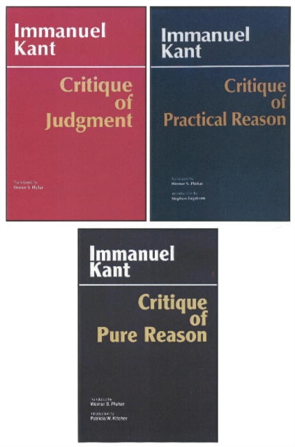 Three Critiques, 3-volume Set : Vol. 1: Critique of Pure Reason; Vol. 2: Critique of Practical Reason; Vol. 3: Critique of Judgment, Hardback Book