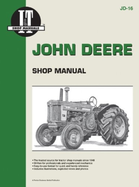 John Deere Model 520-730 Tractor Service Repair Manual, Paperback / softback Book