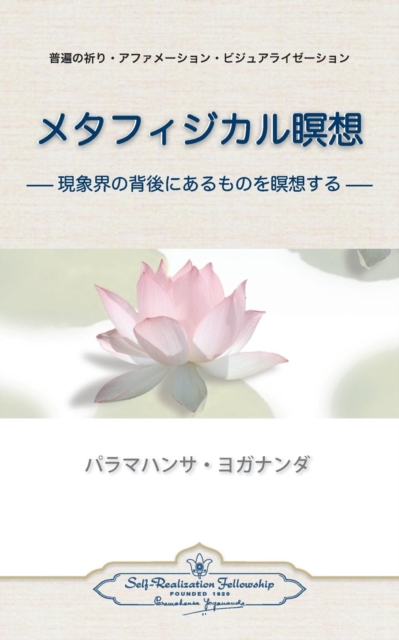 Metaphysical Meditations (Japanese), Paperback / softback Book