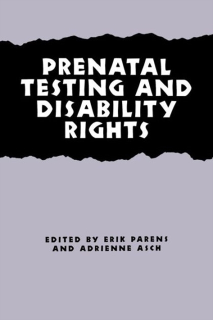 Prenatal Testing and Disability Rights, Paperback / softback Book