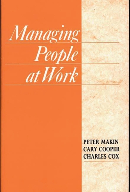Managing People at Work, Hardback Book
