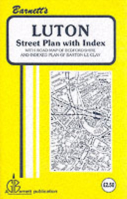 Luton, Sheet map, folded Book