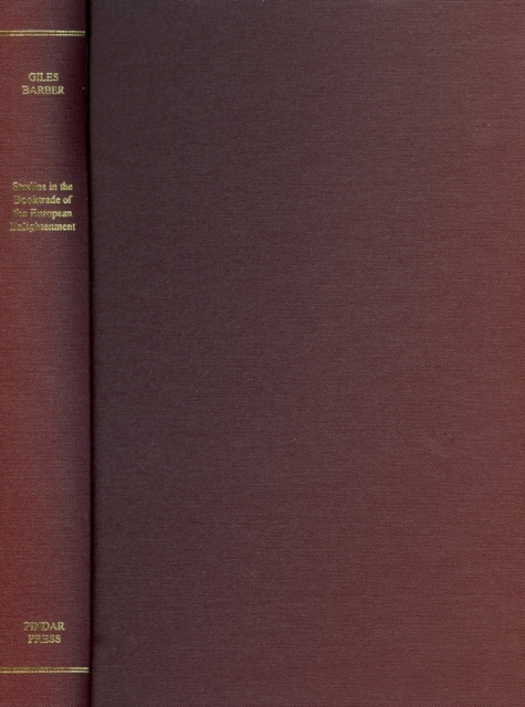 Studies in the Booktrade of the European Enlightenment, Hardback Book