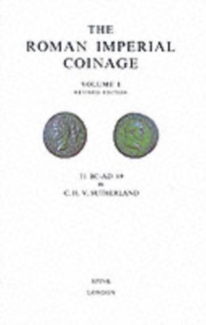 The Roman Imperial Coinage Volume I, Hardback Book