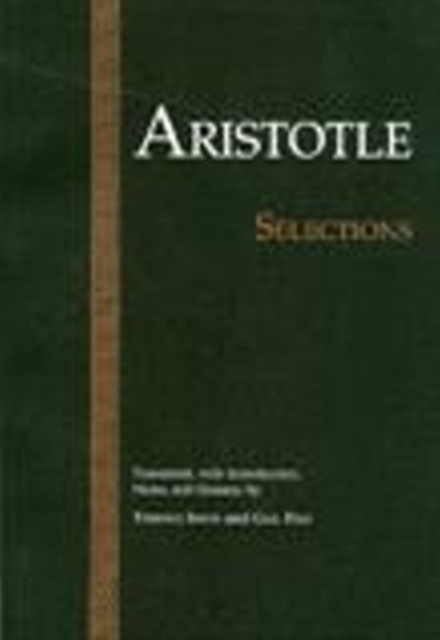 Aristotle: Selections, Hardback Book