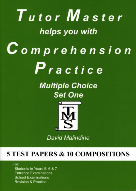 Tutor Master Helps You with Comprehension Practice : Multiple Choice Set One, Paperback / softback Book