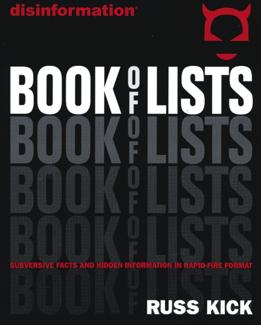 Disinformation Book of Lists, Paperback / softback Book