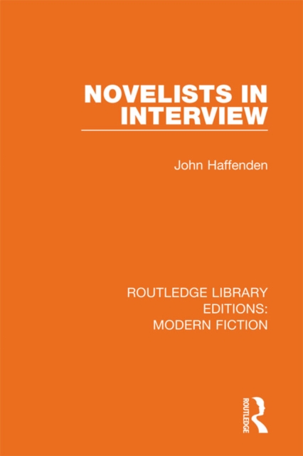 Novelists in Interview, PDF eBook