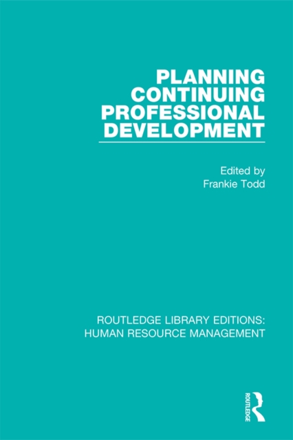 Planning Continuing Professional Development, PDF eBook