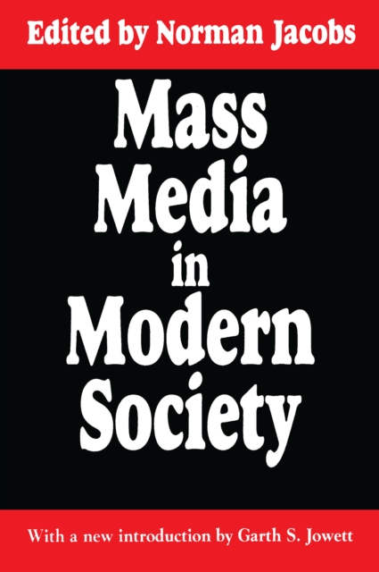 Mass Media in Modern Society, PDF eBook